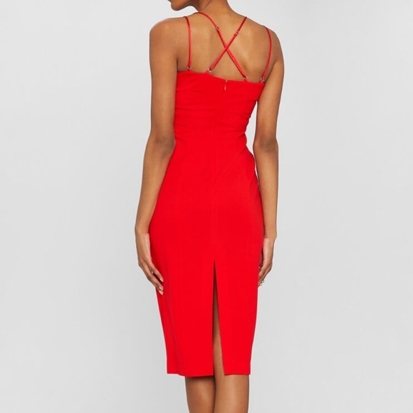 Club monaco twist front dress red - Picture 2 of 2